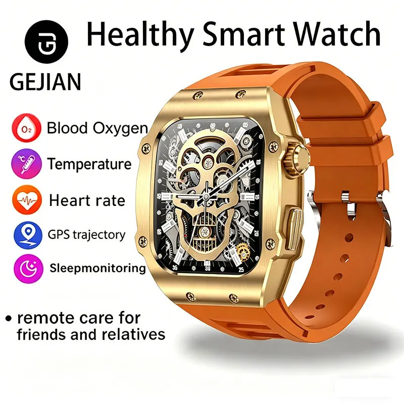 GEJIAN 2026 Sports Smart Watch 1.91" Bluetooth Call Heart Ra