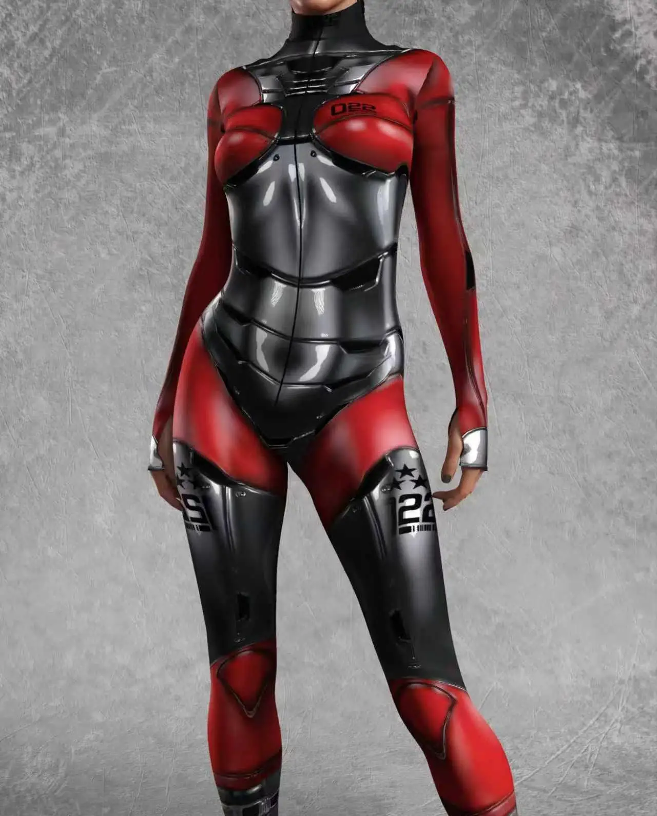 Modischer Rosa Erwachsenen-Damen-Jumpsuit Cosplay-Strumpfhose Punk-Steampunk-Bodysuit Karneval Bühnenauftritte Rollenspiel-Kostüm Neu 2026 – Detail 14