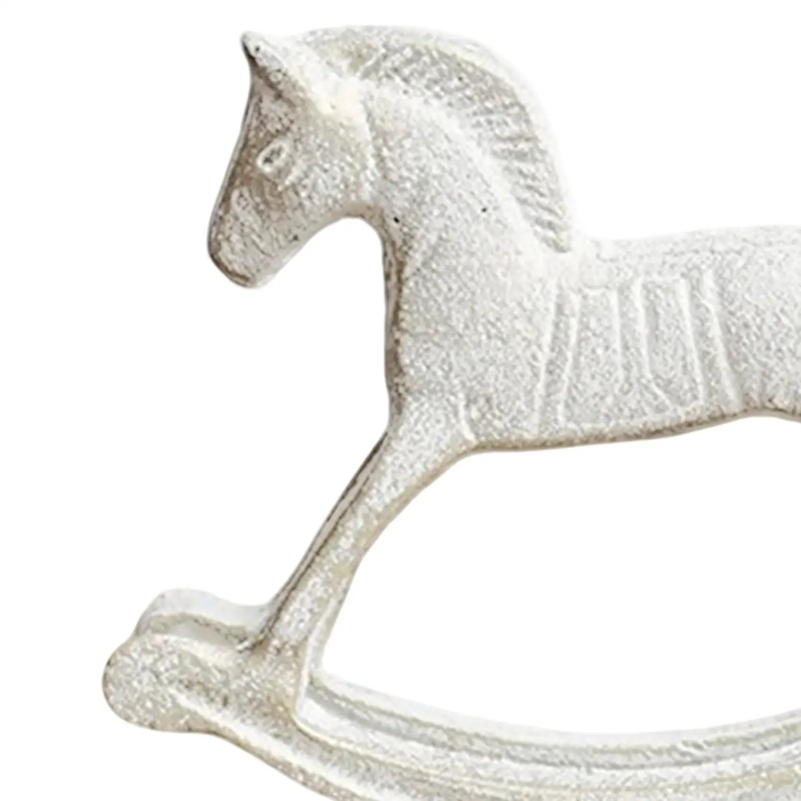 

Настольная скульптура лошади из кованого железа, подставка для бумаг, коллекционная фигурка, украшение для дома, офиса, спальни