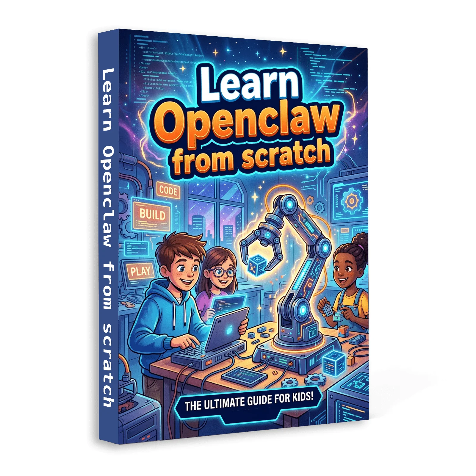 Learn Openclaw from Scratch — The Ultimate Robotics & Coding Guide for Kids: Build and Program a Claw Robot Step by Step,
