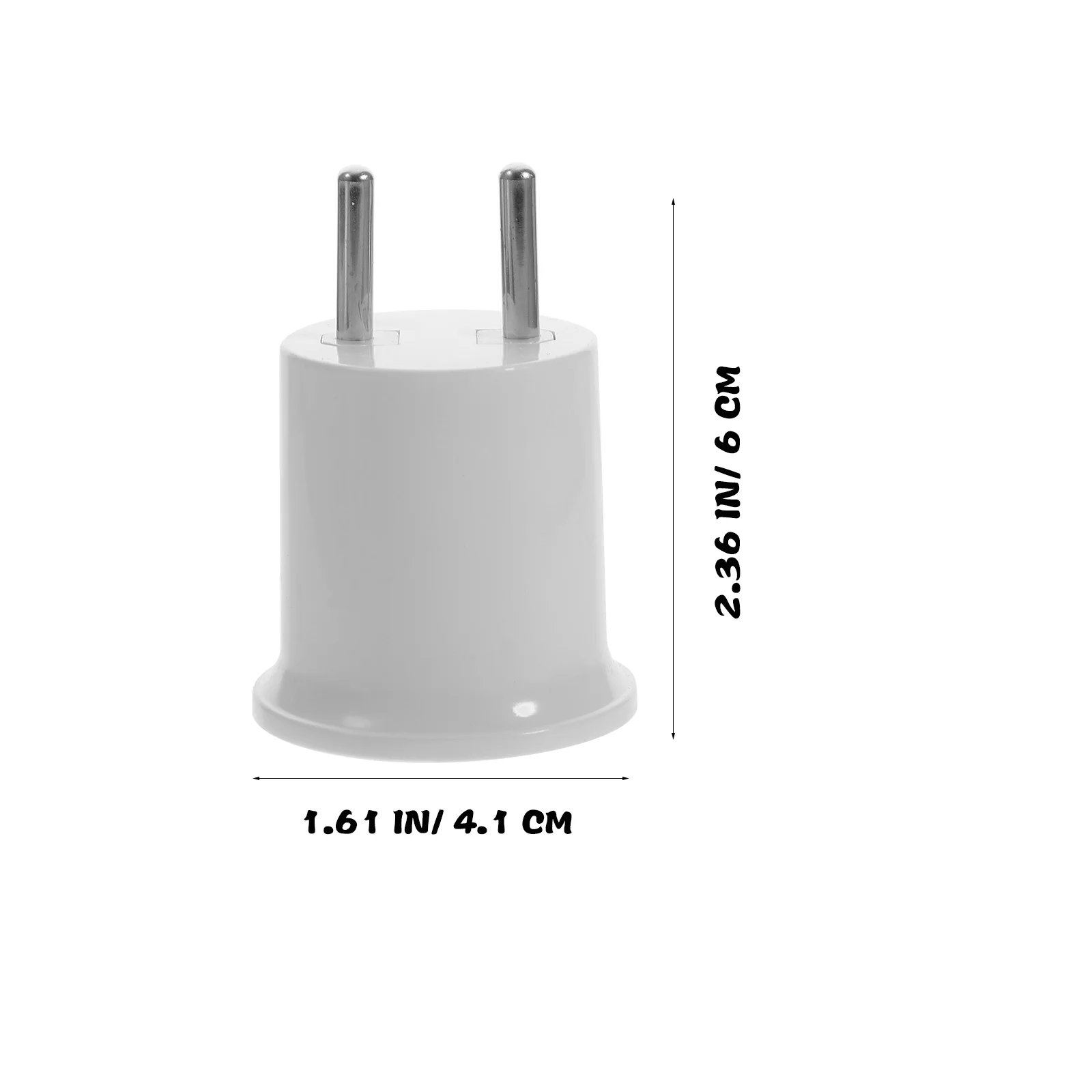 3 pçs e26 conversão soquete lâmpada luz para plug adaptador parafuso e27 lâmpadas de parede abs in