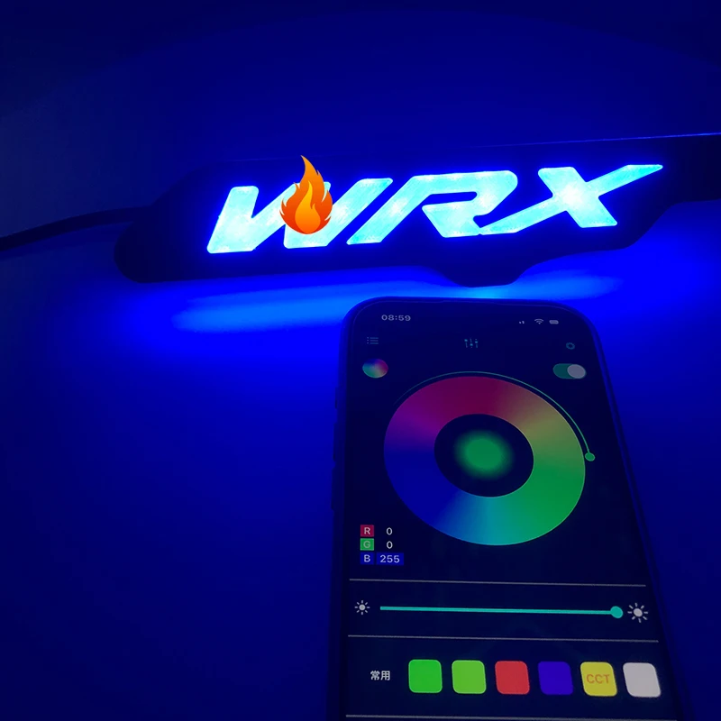 

RGB LED-подсветка для передней решетки/логотипа Subaru WRX - для всех моделей WRX