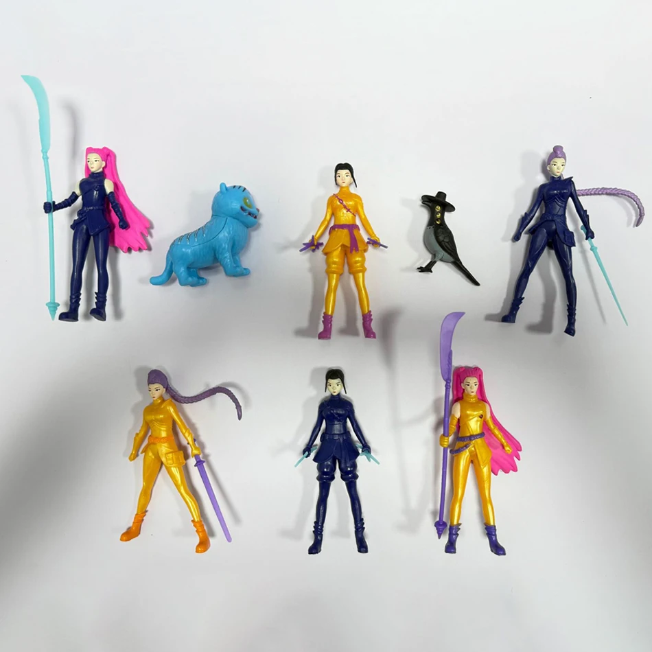 Nuevos cazadores de demonios figura de Anime juguetes Linda figura de acción de PVC Derpys Tiger Rumi Mira Zoey Sussy estatuilla muñeca Fans regalo