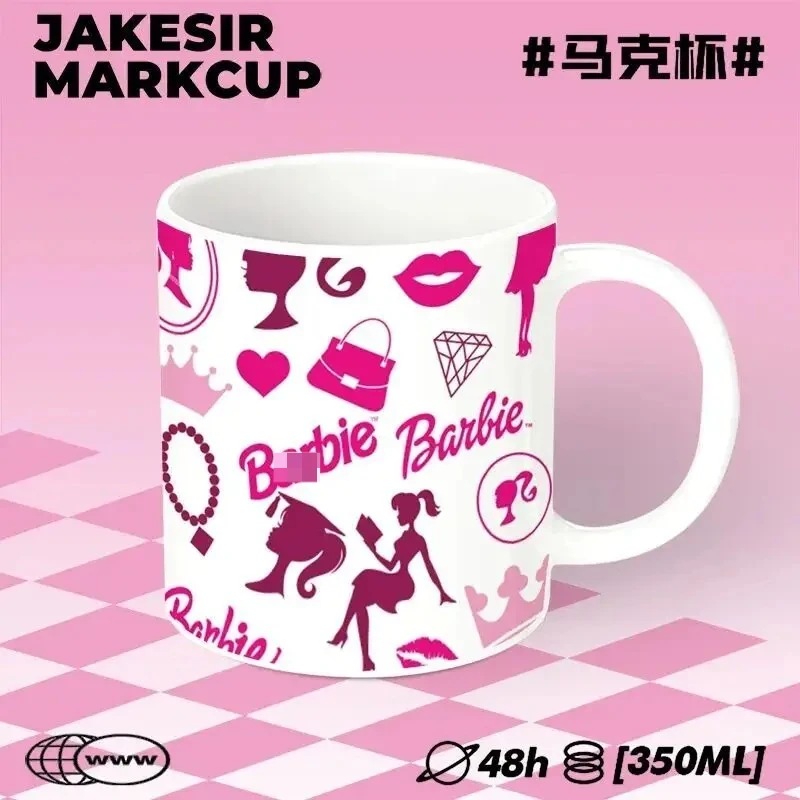 

DIY Barbe Mug 11oz Fun Ceramic Coffee Tea Cup Anime Custome Cartoon Handle Water Cups Home Office Drinkware Lovers Gifts