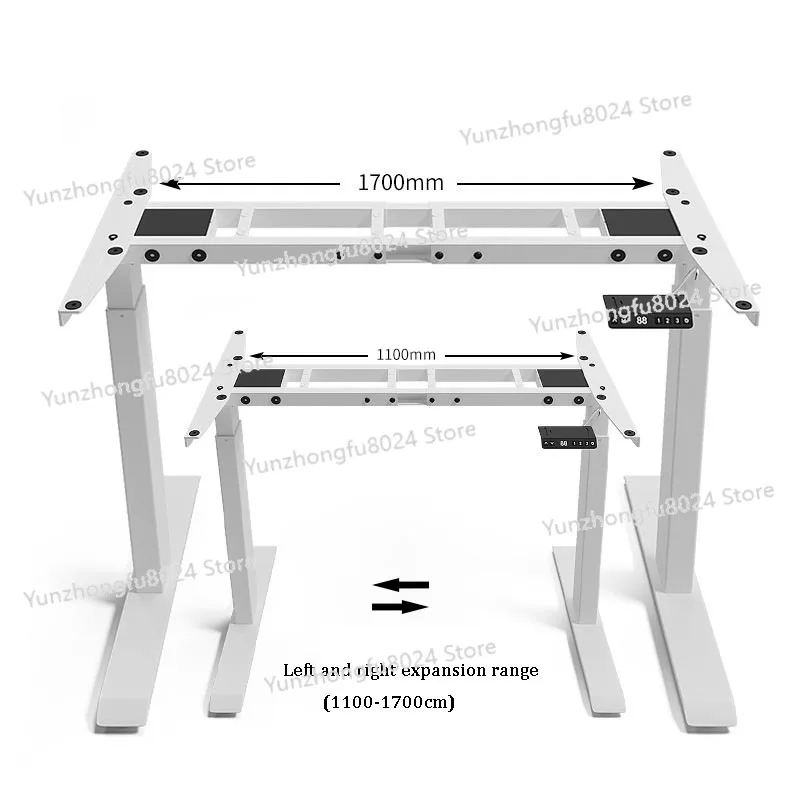 

Dual Motor Electric Elevating Office Table Height Adjustable Computer Desk Memory Control Home Office Sit Stand