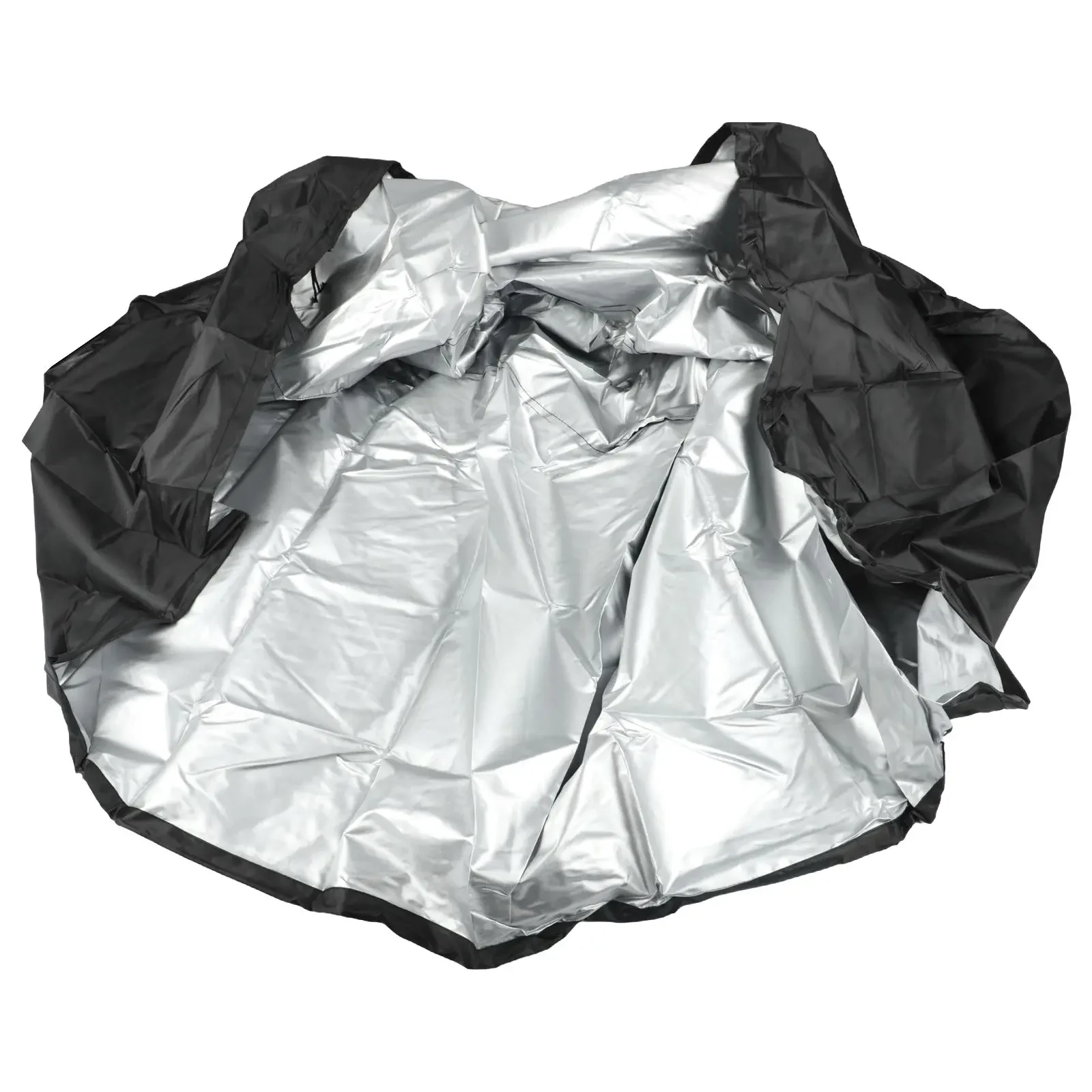 Bathtub Oxford Fabric Cover Ice Bath Cover Secure Drawstring Feature Weather-resistant Design Black Pool Cover
