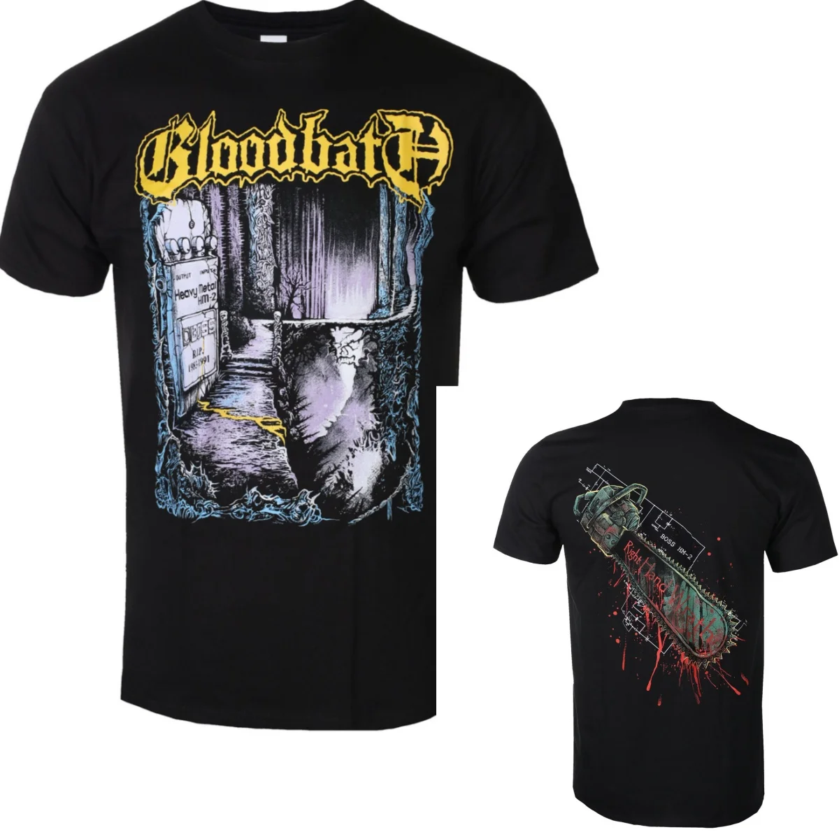 2026 Bloodbath Graphic Cotton Band T-shirt Unisex Summer Short Sleeve Fashion Brand Tee Luxury Casual Vintage Tees