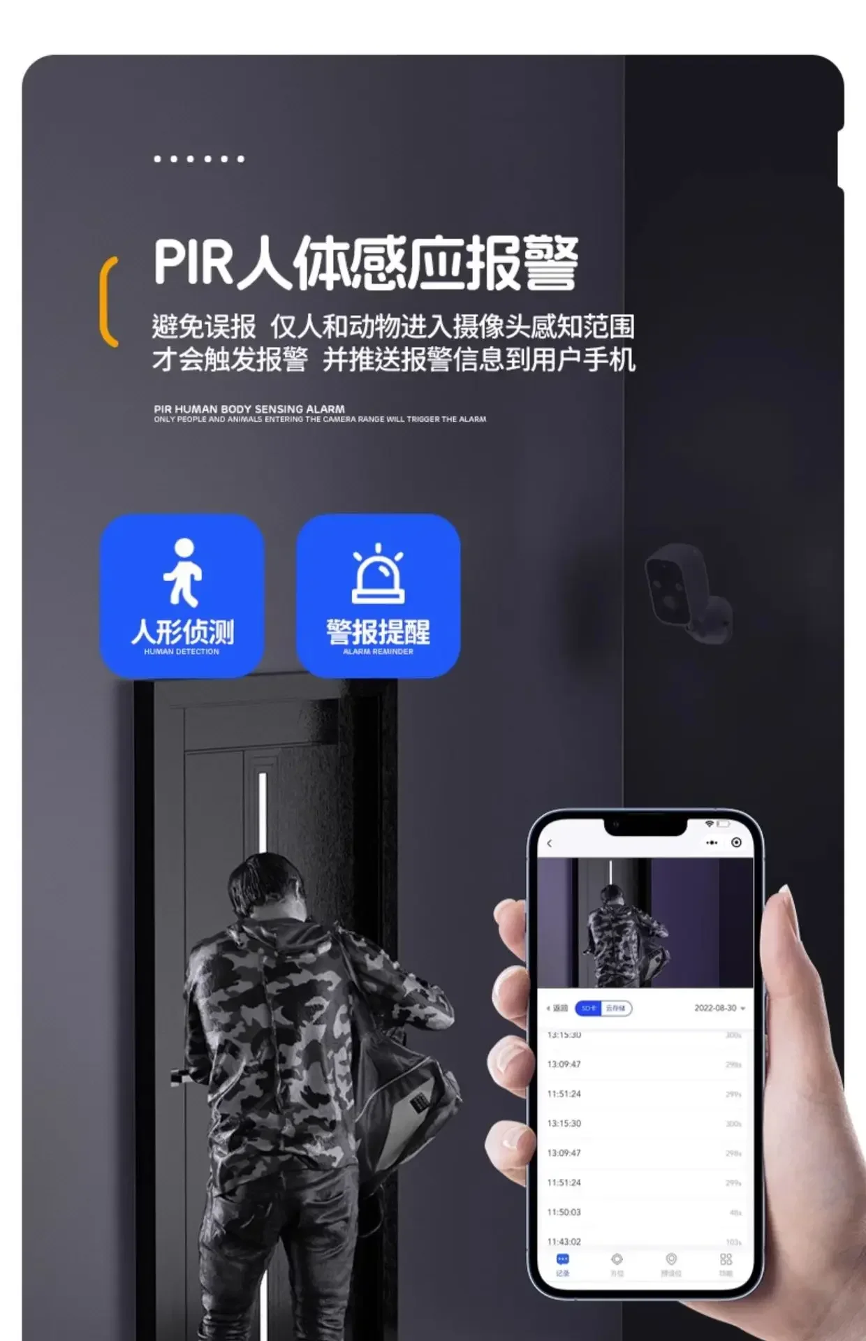 

Home 4G camera wholesale wireless camera monitoring solar low power battery camera monitoring