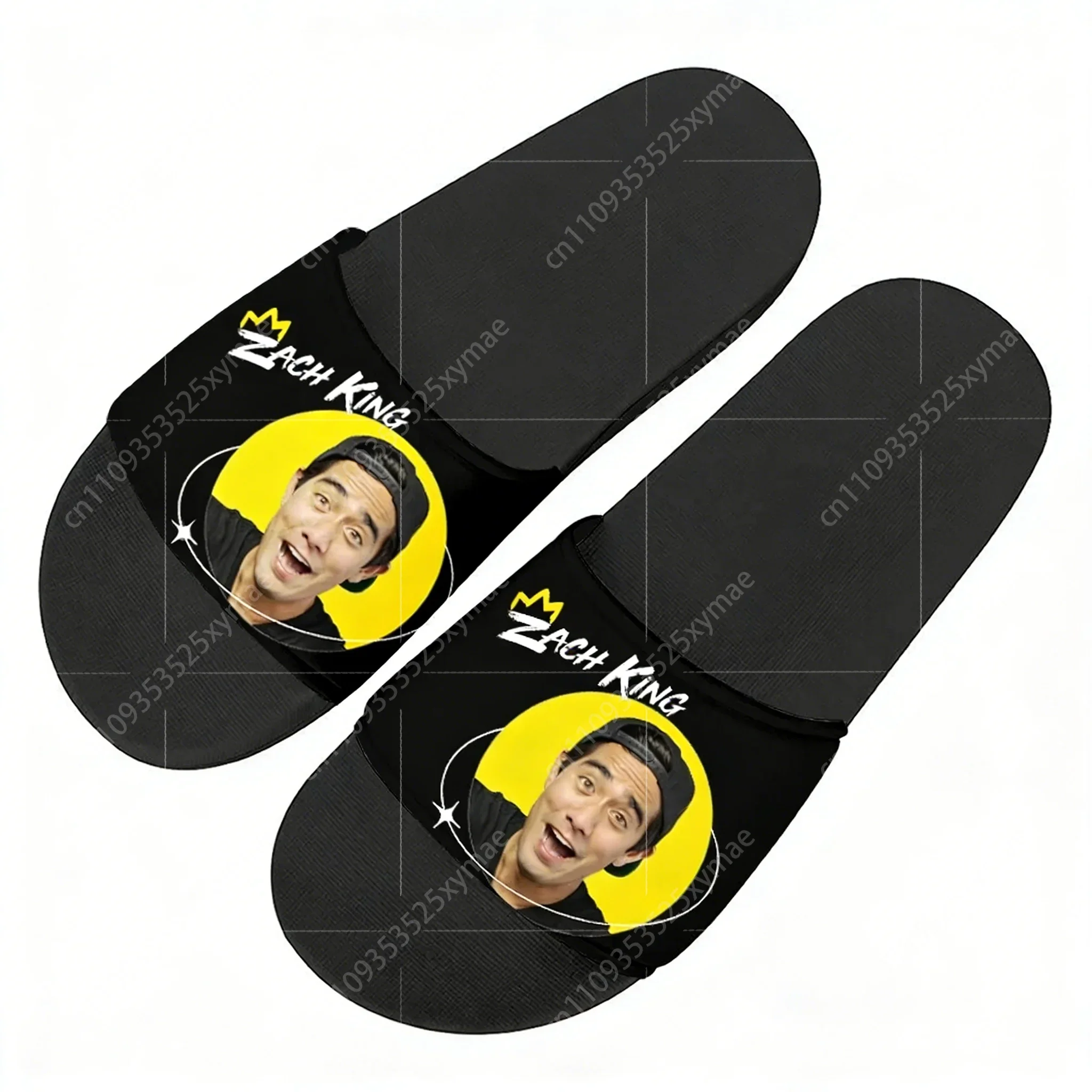Zach King Slippers Home Water Shoes Video Blogger Men Women Teenagers Beach Pool Sandals High Quality Custom Summer Slipper