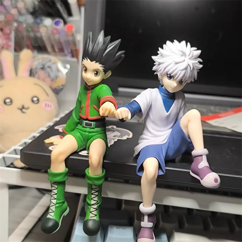 Original Furyu Hunter X Hunter Killua Zoldyck Gon Freecss Noodle Stopper Figure Toys Anime Action Figurine Pvc Model Xmas Gifts