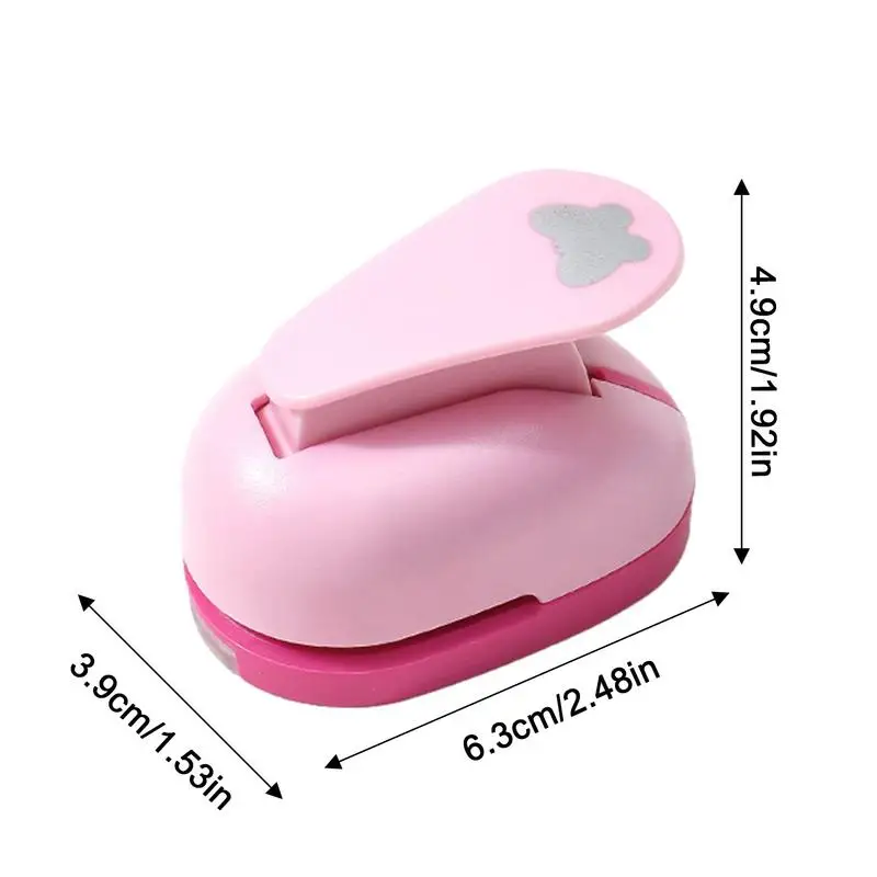 Papier Locher Hand Loch Loch Papier Locher Einzel loch Papier Locher tragbare Cartoon Formen Locher für Handwerk Grußkarten