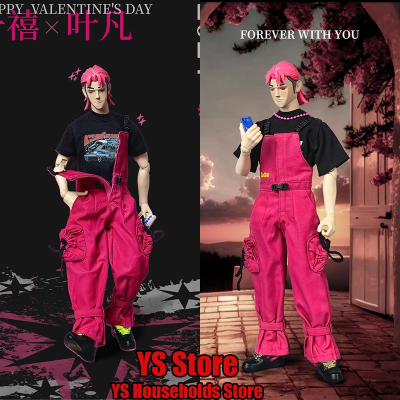 

GOON Original 1/6 Scale Man Soldier Ye Fang Pink Hair Tendy Action Figure Happy Valentine's Day Boys Gift Collection Figurine