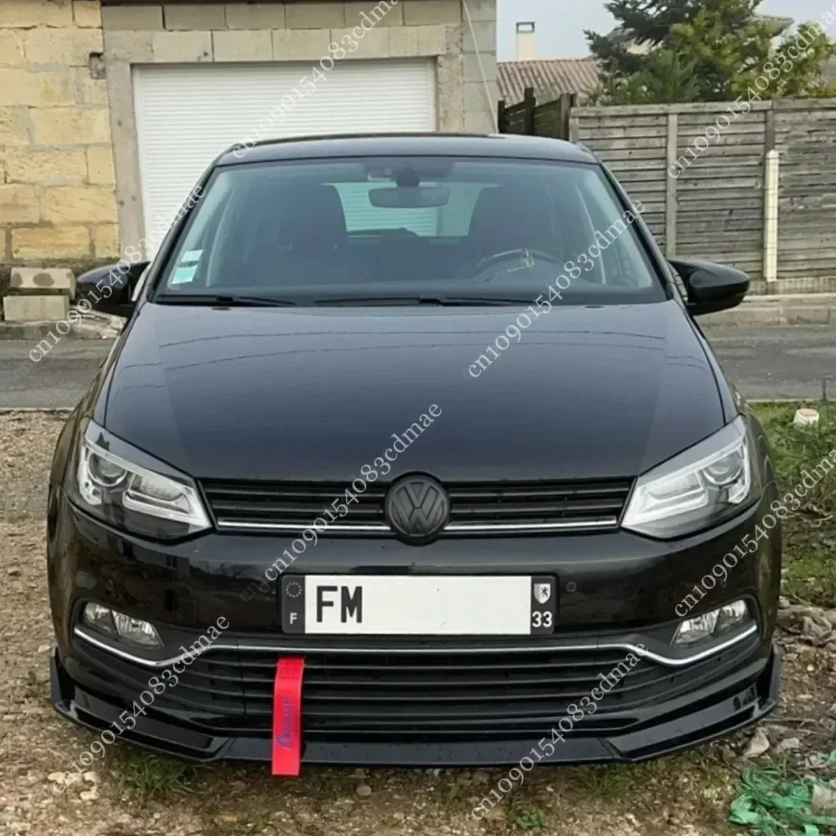 Voorbumper Splitter Lip 3 Stuks Voor Vw Polo MK5 MK6 Standaard Tsi Tdi 2010-2021 Tuning Body kit Guard Gloss Black Uv Jas Spoiler