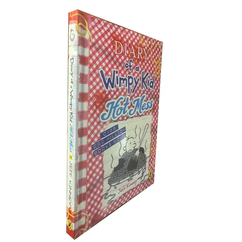 

Том.19 Дневник слабака, английская книга, детские художественные книги, манга-романы на английском языке, книга манга