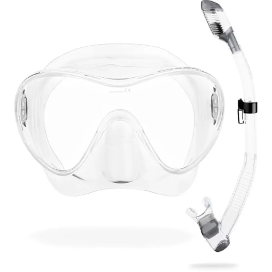 

Scuba Diving Snorkeling Kit - Freediving Mask and Dry Snorkel - F1 and Supernova Dry: Designed in Italy