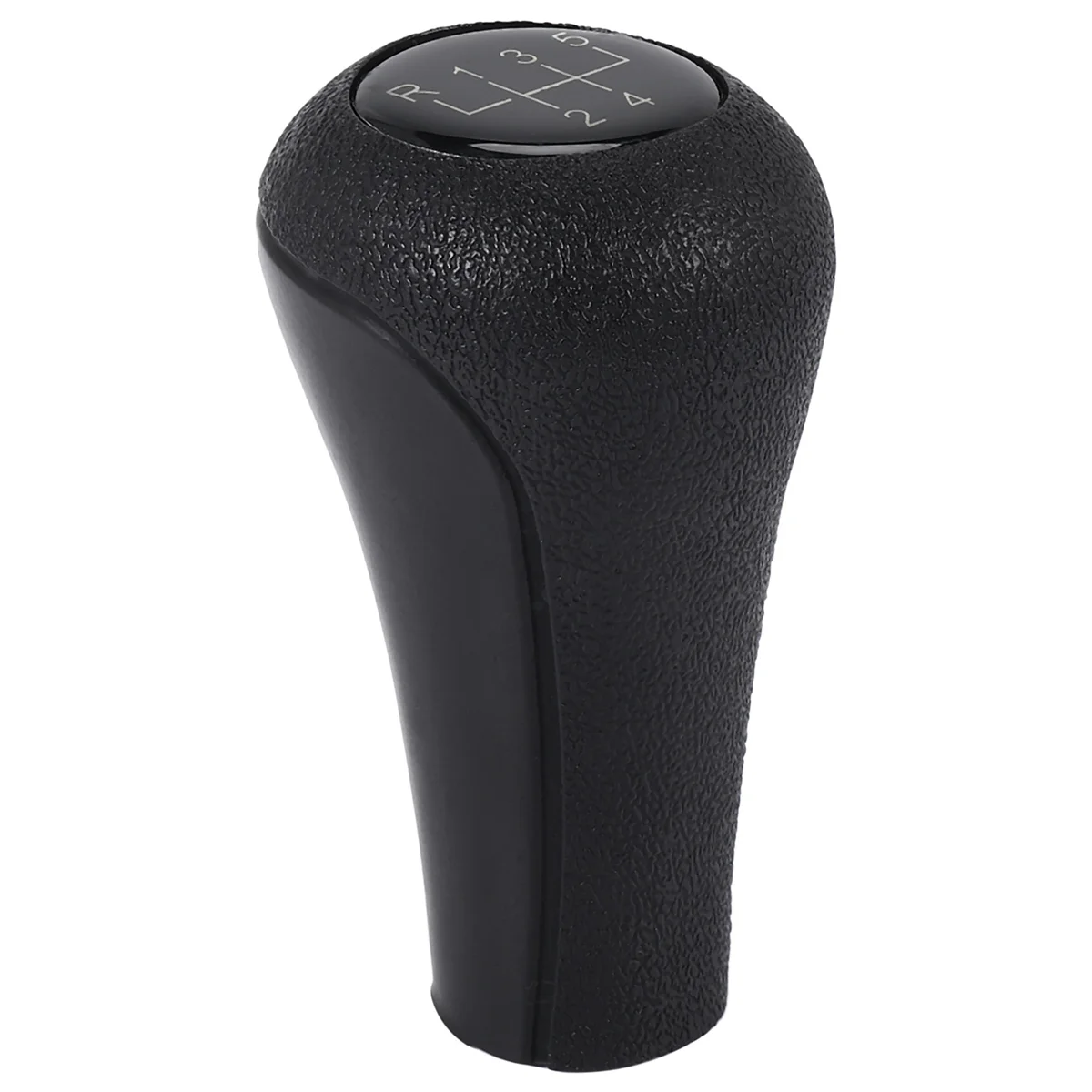 5 speed Manual Plastic Gear Shift Knob 12mm Stick Hole (Black) for BMW Series 1 to 7 X5 E30 E36 E46 E39 E34 Z3