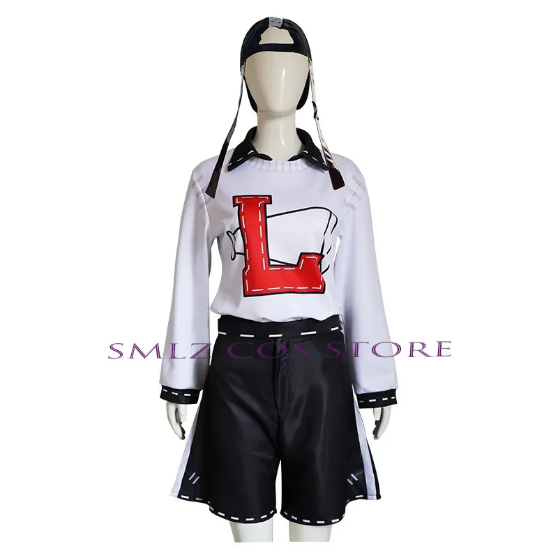 Game Identity V Cosplay Anime Lily Barrier Costume Cheerleader Uniform Hat Wig Set Halloween Party Role Play Outfit for Woman