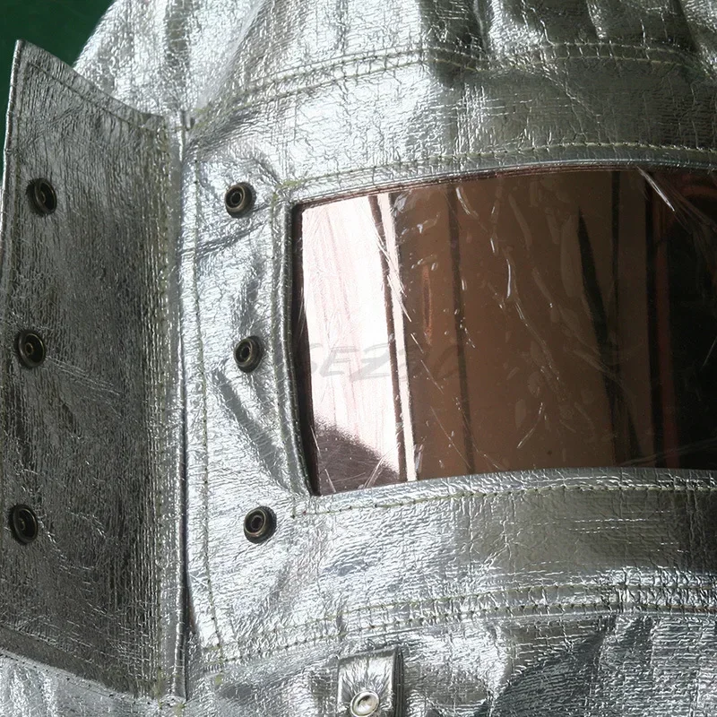 Outdoor Fireproof Cap Insulation Top Cover Aluminum Foil High Temperature Resistant 1000 ℃ Insulation Protective Cap