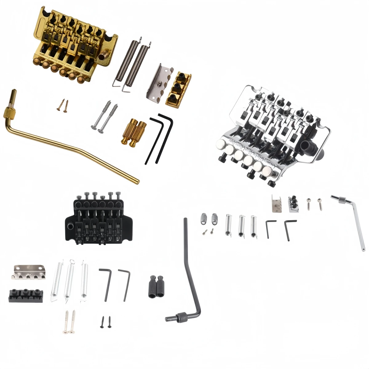 

Miwayer Double Vibrato Electric Guitar Tremolo Bridge System，Double Rocking Spring Stabilizer Device Guitar Bridge Accessories