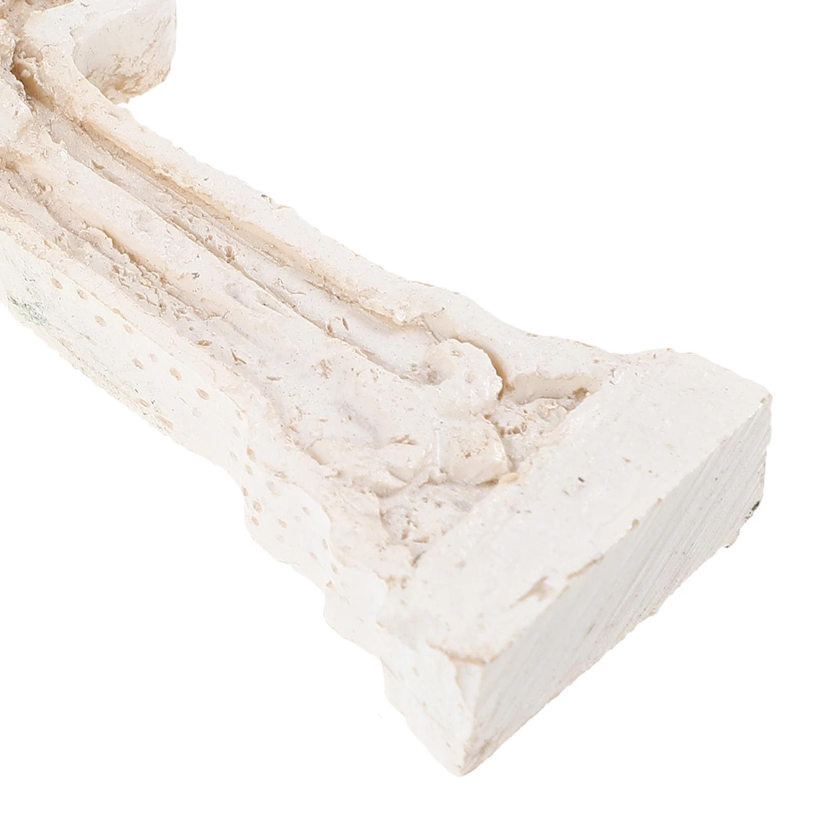 

2 Pcs Decoration Cross Ornament Resin Tombstones Halloween Garden Decorations Beige Iniature Graveyard