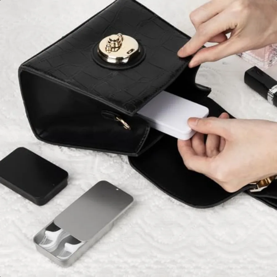 6 حزمة السفر أعواد قطنية Qtip حامل المحمولة الشعر التعادل المنظم مع غطاء Flosser موزع جهاز تنظيف الأسنان البلاستيك موزع الشعر Acc