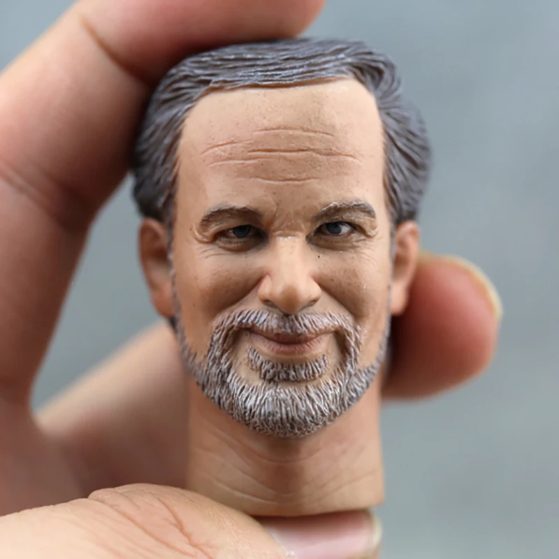 

1/6 Steven Spielberg Head Sculpt Carving Model Fit 12'' Male Soldier Action Figure Body Dolls
