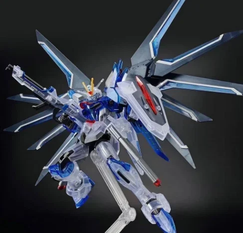 HG 1/144 Kit de modelo de ensamblaje de libertad ascendente Gaogao Color sólido claro figura de acción de Anime Robot Mecha juguete de colección de modelos de plástico