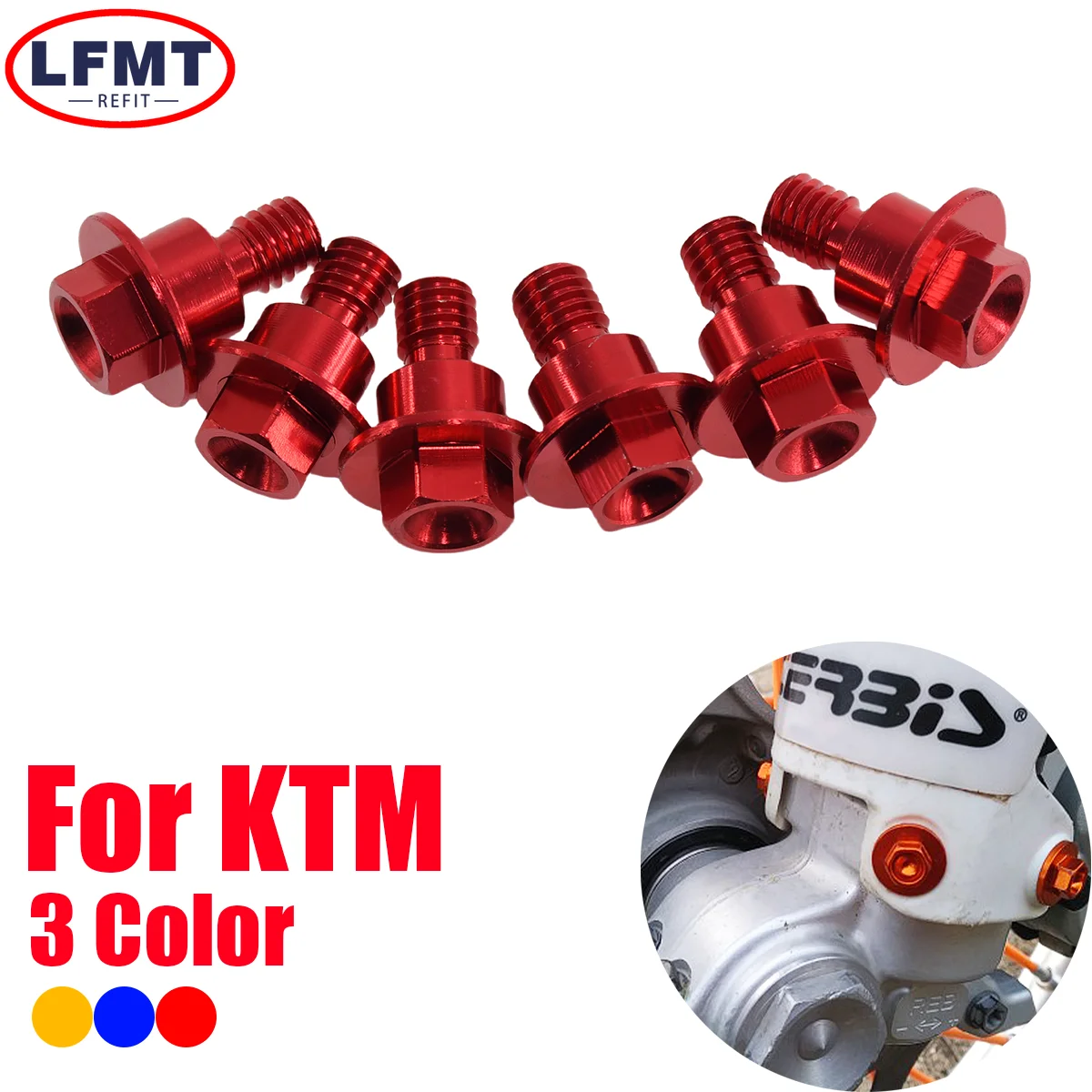 

Motorcycle Front Fork Guard Bolt Screw For Yamaha YZ65 85 125 250 250F 450F 125X 250X Husqvarna 125-501 TC/FC/TE/FE/FEI/TX/FX