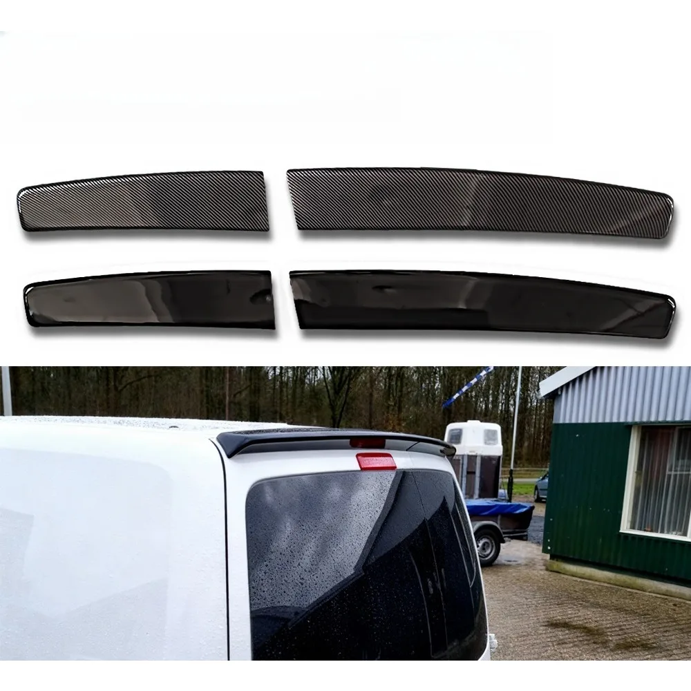 For Volkswagen Caddy 2005-2018 Roof Spoiler Rear Wing Tailgate ABS Car Styling Sport Durable Upgrade Body Kit Hot Accessory ProX