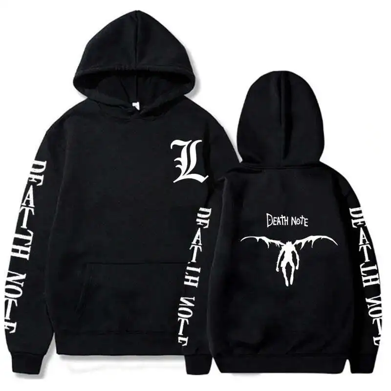 Harajuku Ryuk L Light Yagami Death Note Hoodie Sweatshirt