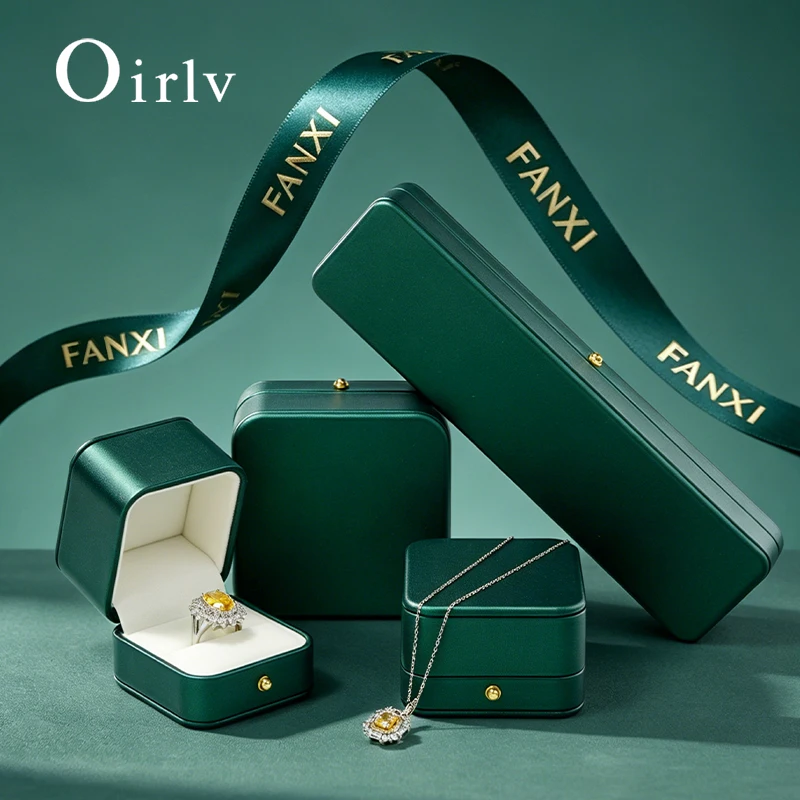 

Oirlv 1 Pcs Jewelry Ring Box Luxury Leather Ring Earring Necklace Pendant Gifts Display Box For Proposal Engagement Wedding Case