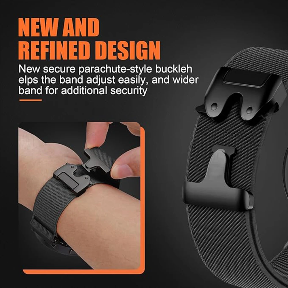 Parachute Loop Band for Samsung Galaxy watch 8 44mm 40mm 8 classic Nylon Replacement Belt Bracelet Correa Galaxy watch 8 Straps