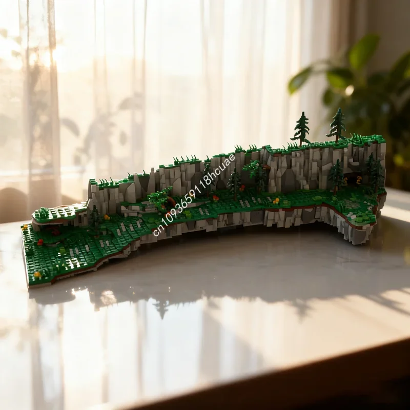 2450 деталей MOC BOTW: Модель расширения лагеря старика на пути, строительные блоки, конструктор, подарки на фестиваль, игрушка DIY, креативная идея