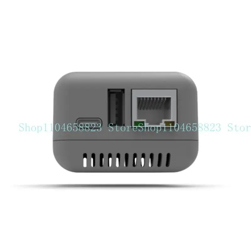 NP330 Net-work USB 2.0 Print Server USB2.0 Mini Printer Server 100Mbps RJ45 Connection for Androids Phones Computer