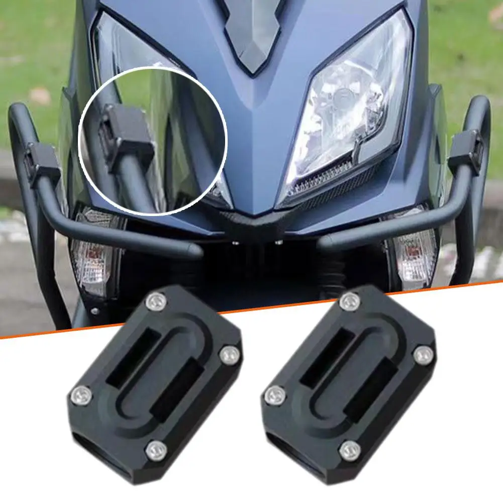 Protector de motor para parachoques de motocicleta, bloque de protección de 22/25/28mm, almohadilla anticaída, pegamento Protector antiarañazos, pegamento de nailon para frotar P8O5