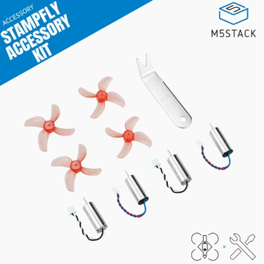 M5Stack M5Stamp Fly Quadcopter maintenance kit Hollow cup motor propeller electronic module