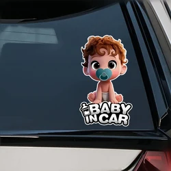 LYKX Self-adhesive Boy Baby In Car PVC Decal Car Sticker Waterproof Auto Decors on Bumper Rear Window