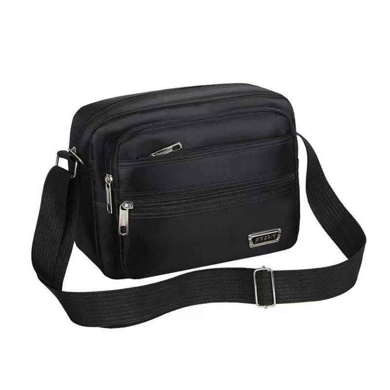 Men Crossbody Bag Black Collection Bags for Men Leisure Shoulder Messenger Bag Satchel Business Man Oxford Packs