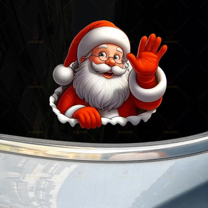 1 قطعة سانتا كلوز سيارة ملصق DIY بها بنفسك نافذة السيارة جذع دراجة نارية Fairings Tailboxs الدراجات البخارية العالمي مقاوم للماء شارات الفينيل