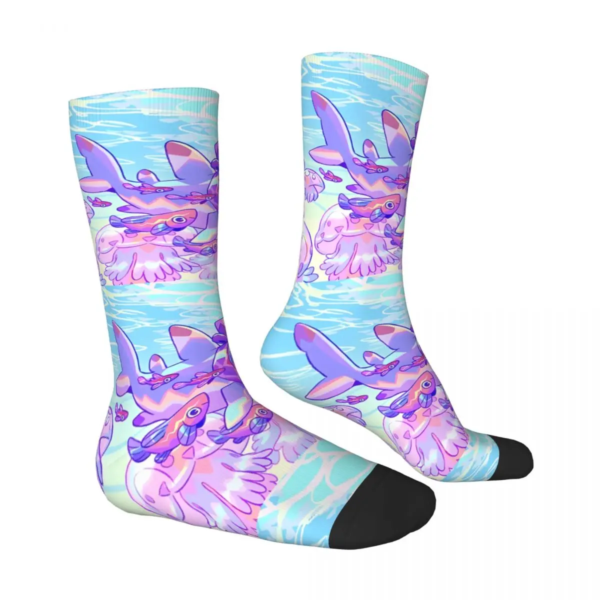 The Gentledecoding-Chaussettes imprimées pour hommes, en polyester