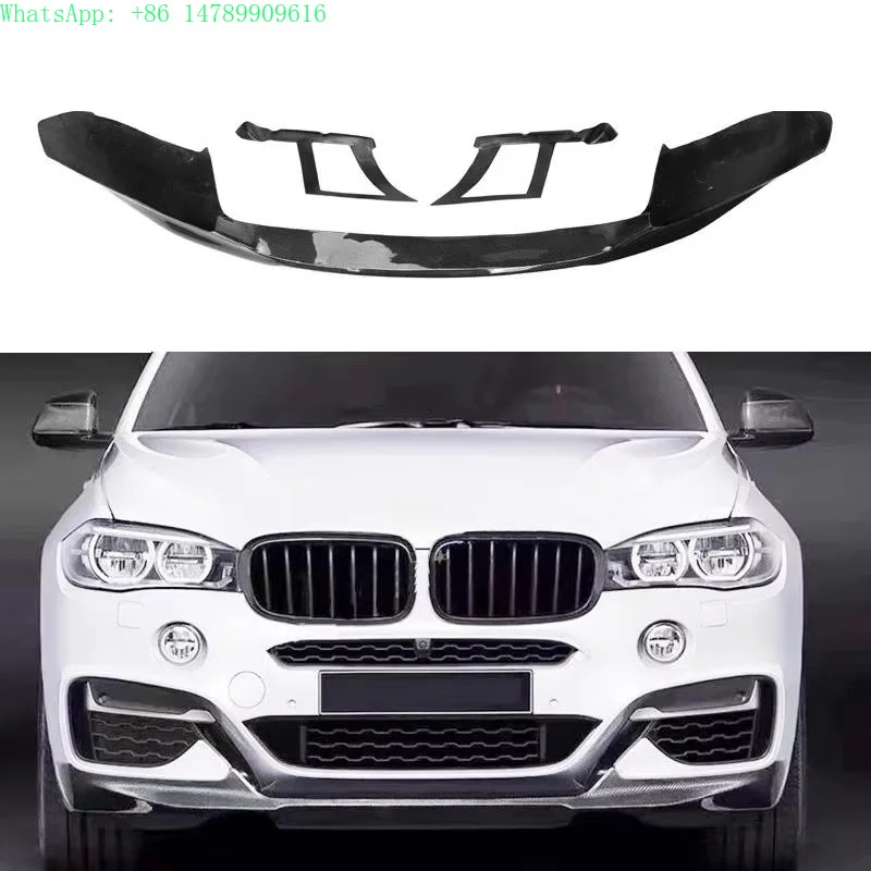 Full Custom Build With Old-to-new Body Kit ConversionF16 X6 MP Style Carbon Fiber Front Lip For F16 X6 Front Bumper Lip 2014-20