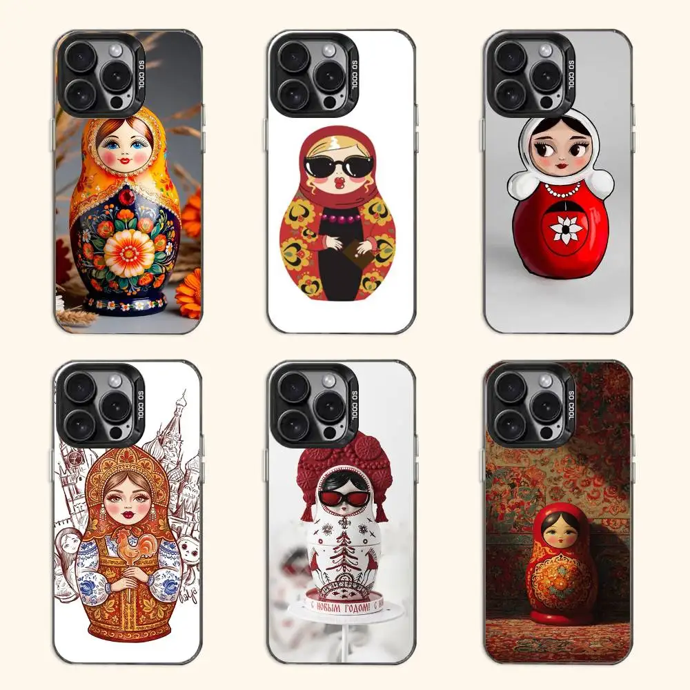 

Matryoshka Case for iPhone 11 12 13 14 15 16 17 Pro Max XS X XR Cover