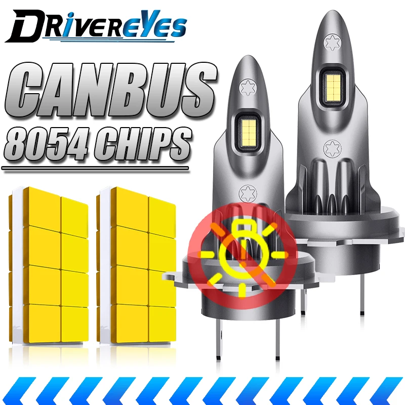 

Mini H7 H1 H4 LED Headlights CANBUS 4300K 6000K H11 H8 9005 HB3 9006 HB4 8054 CSP Chips 1: 1 Car Lights Fanless Fog Lamp 12V 24V