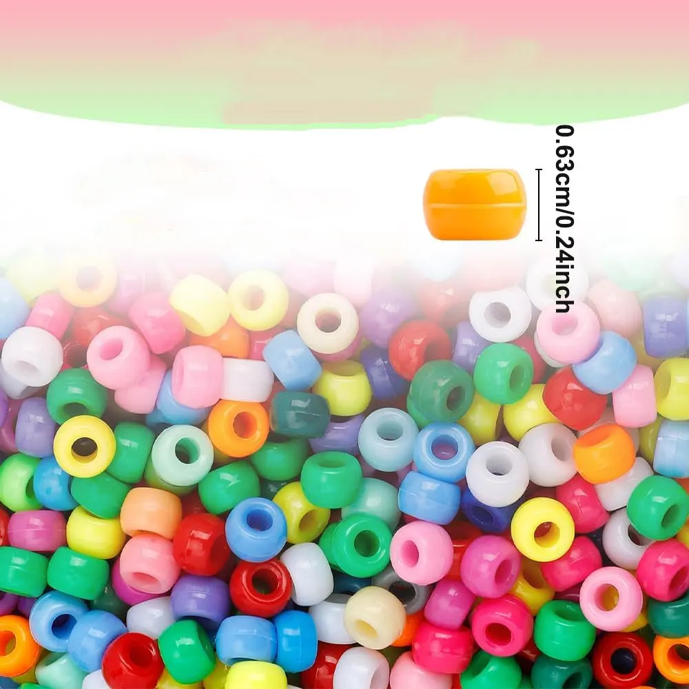100/200/400 قطعة متعددة الألوان الاكريليك البيضاوي الخرز تشكيلة الخرز والخرز ، تستخدم ل أساور يدوية والقلائد وزينة الهدايا