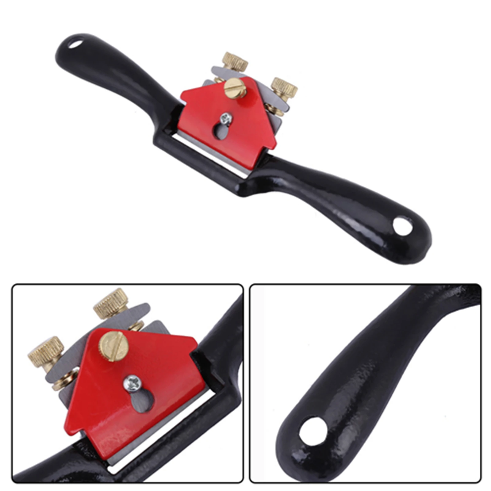 

Woodworking Plane Spokeshave 9 Inch Adjustment Woodworking Cutting Plane Spokeshave Hand Trimming Tool With Screw