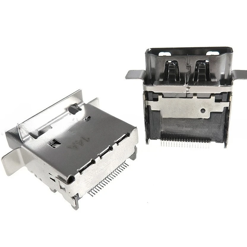 For 2Pcs New HDMI Port Socket For XBOX Series X S Console HD Interface Replacement Repair Parts