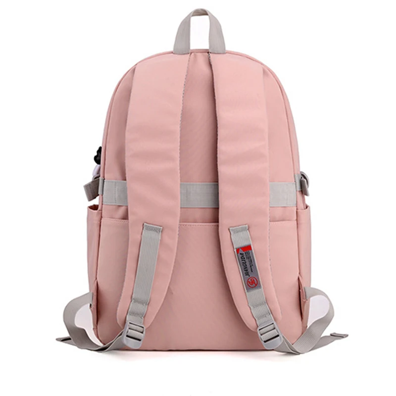 Casual Backpacks for Women School Students Girls Book Bag Simple Laptop Computer Backpack Lady Multipocket Travel Bags Packsack