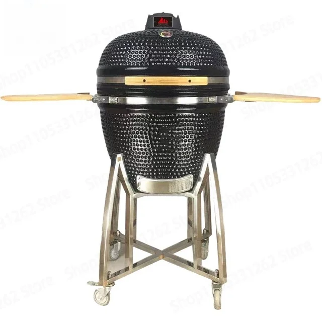 18 21 23 26 Inch Outdoor Smoked Ceramic Barbecue Grill Stainless Steel Professional