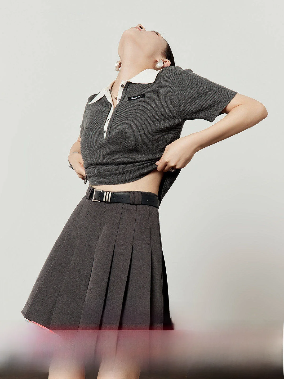 

ay Knitted Ne ort Sve Women's irt Commute Sle Faionable Summer New Arrival Zhou Li Wu Brand Knitwear