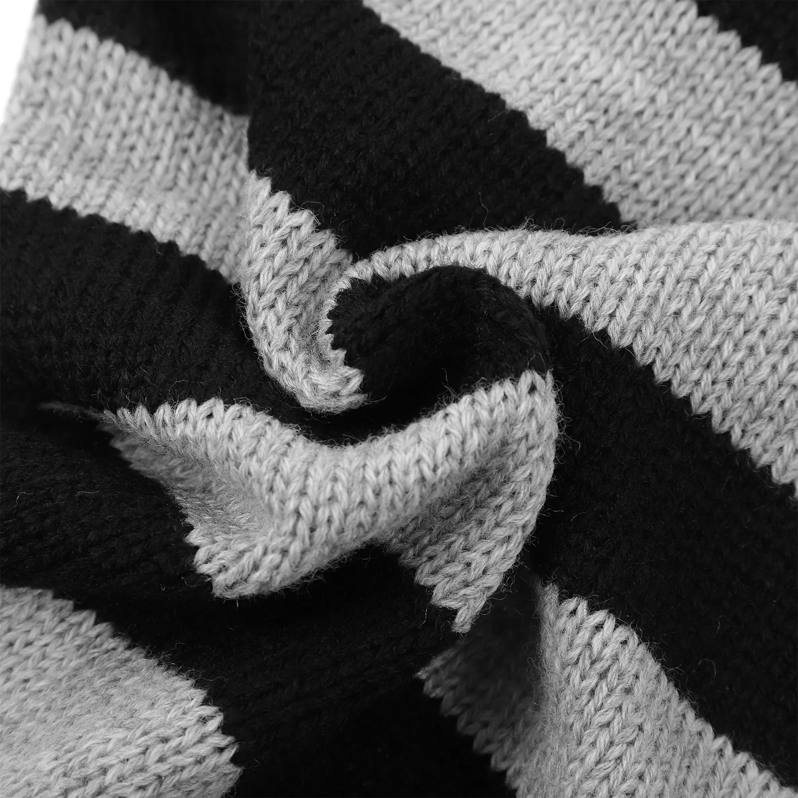 1Pair Striped Leg Warmers Acrylic Knit Warm Leggings for Winter Women Girls Fashion Leg Warmers for Women